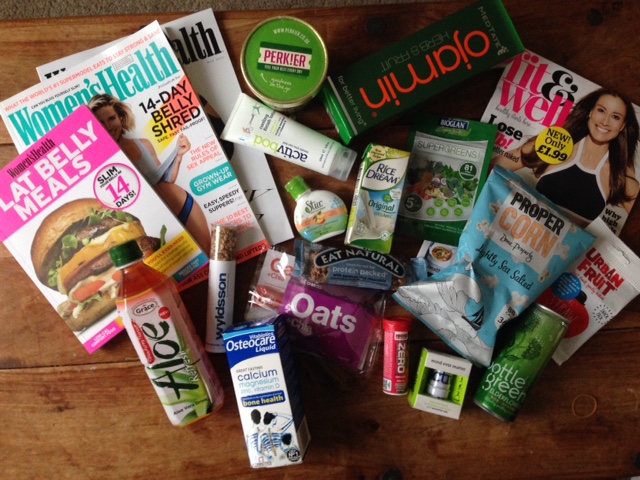 Purchases and freebies - there's no such thing as too much healthy stuff